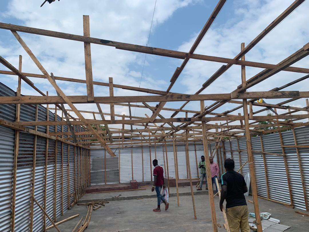 Construction de l'église